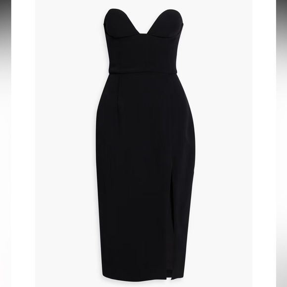 Strapless crepe dress - Picture 1 of 3
